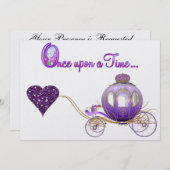 Invitation d'un événement royal (Devant / Derrière)