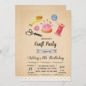 Invitation d'un groupe d'artisans (Devant / Derrière)