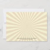 Invitation d'un groupe d'engagement Vintage élégan (Dos)