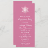 Invitation d'un Mariage à la fête d'engagement hiv (Devant / Derrière)