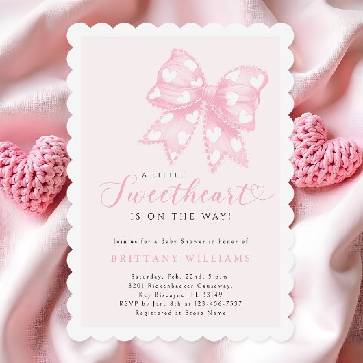 Invitation d'un petit Baby shower à la corneille