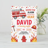 Invitation d'un pompier de pompier pour l'annivers (Debout devant)