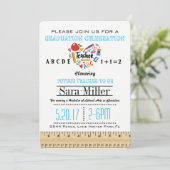 Invitation d'un professeur de règle et de pomme (Debout devant)