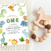 Invitation d'un saurus pour le premier anniversair