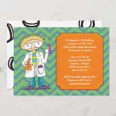 Invitation d'un scientifique fou : Potions amusant (Devant / Derrière)