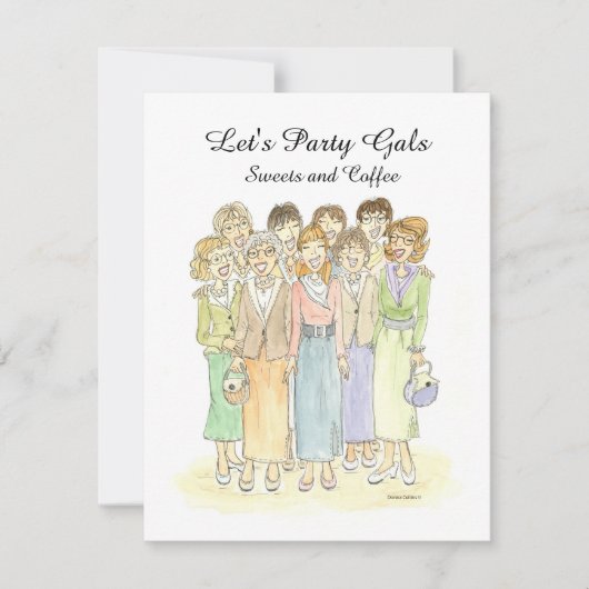 Invitation d'une autre partie Gals (Devant)