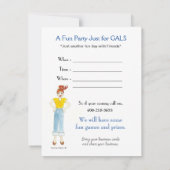 Invitation d'une autre partie Gals (Dos)