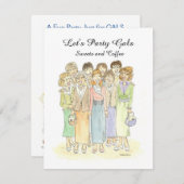 Invitation d'une autre partie Gals (Devant / Derrière)