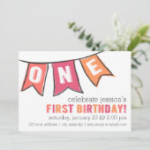 Invitation d'une bannière - Fille (Debout devant)