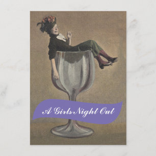 Invitation d'une dame amoureuse en verre