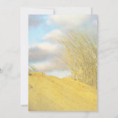 Invitation ** Dune de sable Pastel Beach Grass Mariage (Dos)