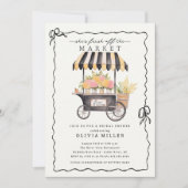 Invitation d'une douche nuptiale sur le marché agr (Devant)