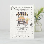 Invitation d'une douche nuptiale sur le marché agr (Debout devant)