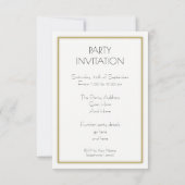 Invitation d'une Escalade de rock personnalisable (Dos)