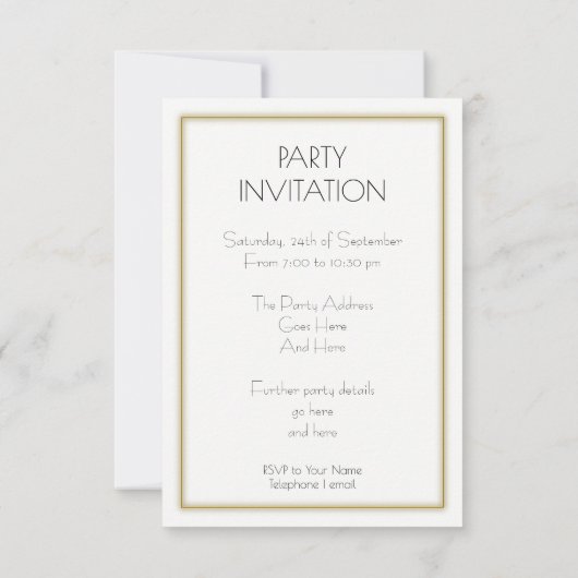 Invitation d'une Escalade de rock personnalisable (Dos)