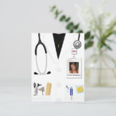 Invitation d'une femme de la fête Médicale de grad (Debout devant)