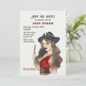 Invitation d'une femme pirate (Debout devant)