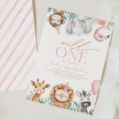 Invitation d'une fête animale sauvage pour une fil