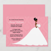 Invitation d'une nuptiale africaine américaine (Devant / Derrière)