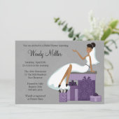 Invitation d'une nuptiale africaine américaine (Debout devant)