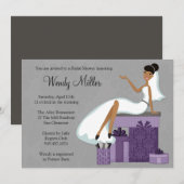 Invitation d'une nuptiale africaine américaine (Devant / Derrière)