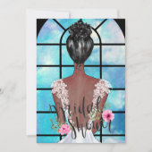 Invitation d'une nuptiale africaine américaine (Devant)