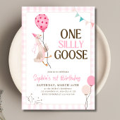 Invitation d'une oie sotte, 1er anniversaire fille
