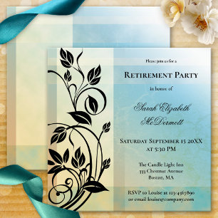 Invitation d'une partie de retraite Vintage