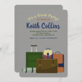 Invitation d'une partie de tronc (masculin) (Devant / Derrière)