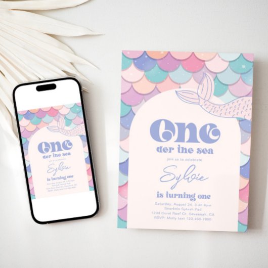 Invitation d'une sirène d'arc de mer