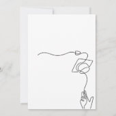 Invitation d'une soirée Casquette simple moderne (Dos)