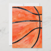 Invitation Dunk ! Anniversaire de enfant de basket-ball Littl (Dos)