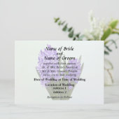 Invitation Duo de Jacinthe Pourpre (Debout devant)