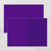 Invitation Duo Séparé Violet – Personnalisable (Devant / Derrière)
