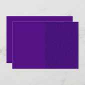 Invitation Duo Violet Séparable – Personnalisable (Devant / Derrière)
