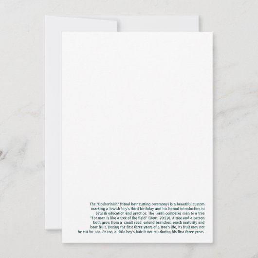 Invitation d'Upshernish (Dos)