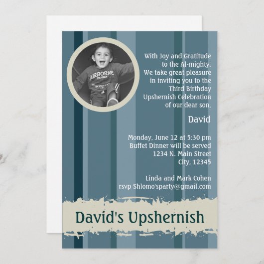 Invitation d'Upshernish (Devant / Derrière)