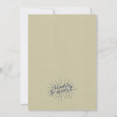 Invitation durant la nuit campant de fête (Dos)