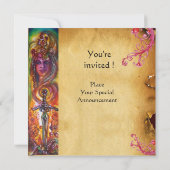 INVITATION DURENDAL, ÉPÉE ROMANTIQUE ET ANGE (Dos)