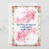 Invitation Durga Puja Navratri Bengali Floral (Dos)