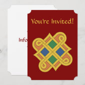 Invitation Durrow Knotwork 2016 (Devant / Derrière)