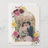 Invitation Dusky Pastel Watercolor Roses Cream (Dos)