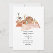 Invitation Dusty Automne Sanctuaire Bohème Mariage (Devant)