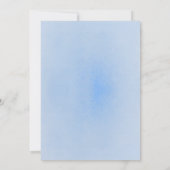 Invitation Dusty Blue and Red Floral Botanic Bridal Shower (Dos)