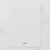 Invitation Dusty Blue Anemone Winter Wedding (Dos)