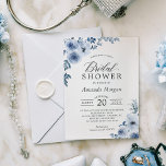 Invitation Dusty Blue Bohemian FlorFête des mariées<br><div class="desc">Célébrez la future mariée avec cette "Dusty Blue Bohemian Bridal Shower Invitation". Il est facile de customiser que ce design est le vôtre. Pour plus de personnalisation, cliquez sur le lien "customiser plus" et utilisez notre outil de conception pour modifier ce modèle. Si vous avez besoin d'aide ou d'articles correspondants,...</div>