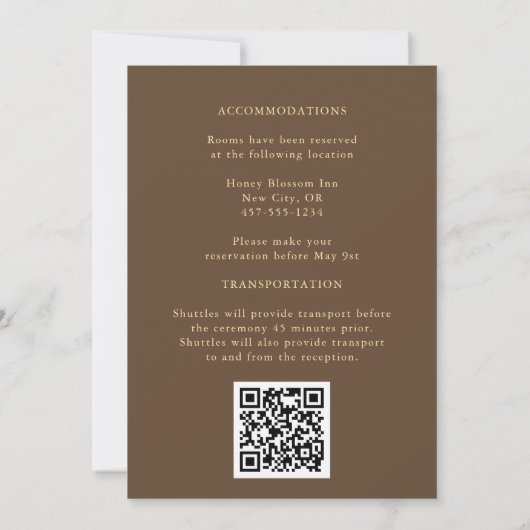 Invitation Dusty Blue Boho Floral Pampas Grass Mariage (Dos)
