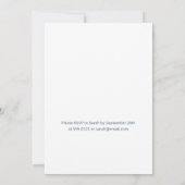 Invitation Dusty Blue Botanical Wedding (Dos)