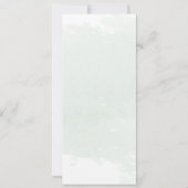 Invitation Dusty Blue Eucalyptus Mariage Menu Fête des mariée (Dos)