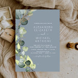 Invitation Dusty Blue Eucalyptus Rustic Greenery Mariage<br><div class="desc">Célébrez votre journée spéciale dans l'élégance naturelle avec notre Faire-part de mariage Eucalyptus Rustic Botanical Greenery. Insufflée par la beauté sereine de la nature, cette invitation dégage un charme rustique et une grâce botanique, donnant le ton parfait à votre célébration mariage. Réalisée avec soin du détail, l'invitation présente de délicats...</div>